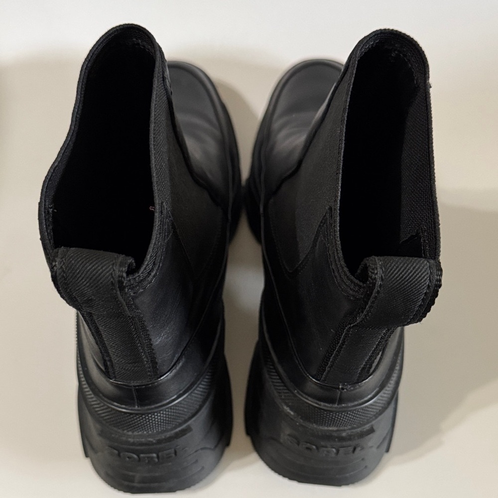 Sorel Brex Chelsea Ankle Boots women’s 11 Waterproof Black - Picture 7 of 10